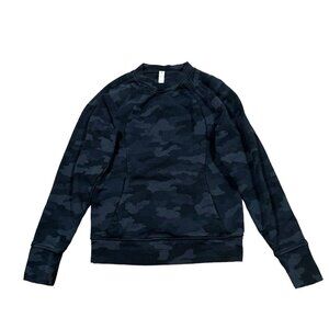 Lululemon‎ Scuba Crew Sweatshirt Womenэs Size 6 Gray Incognito Camo Pullover